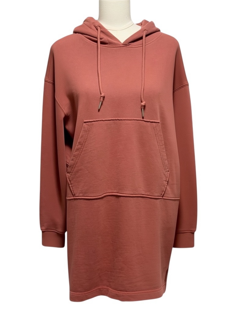 7 For All Mankind Dusty Rose Hoodie Sweatshirt Dress S Athleisure Loungewear